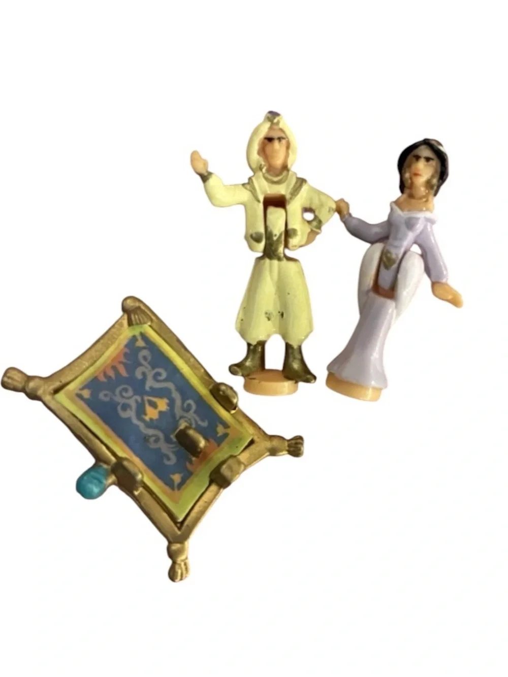 Polly Pocket Vintage Bluebird Toys Aladdin Complete Set Disney